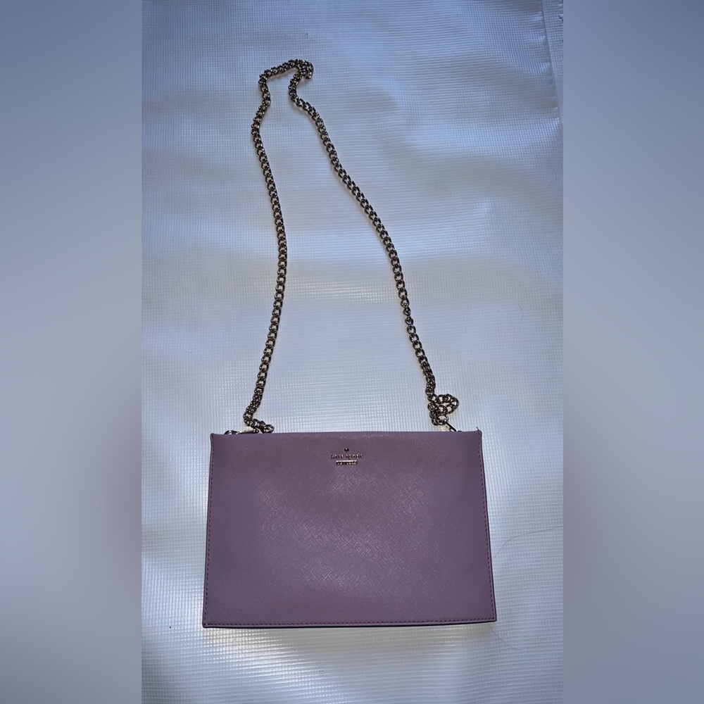 Kate Spade lilac clutch